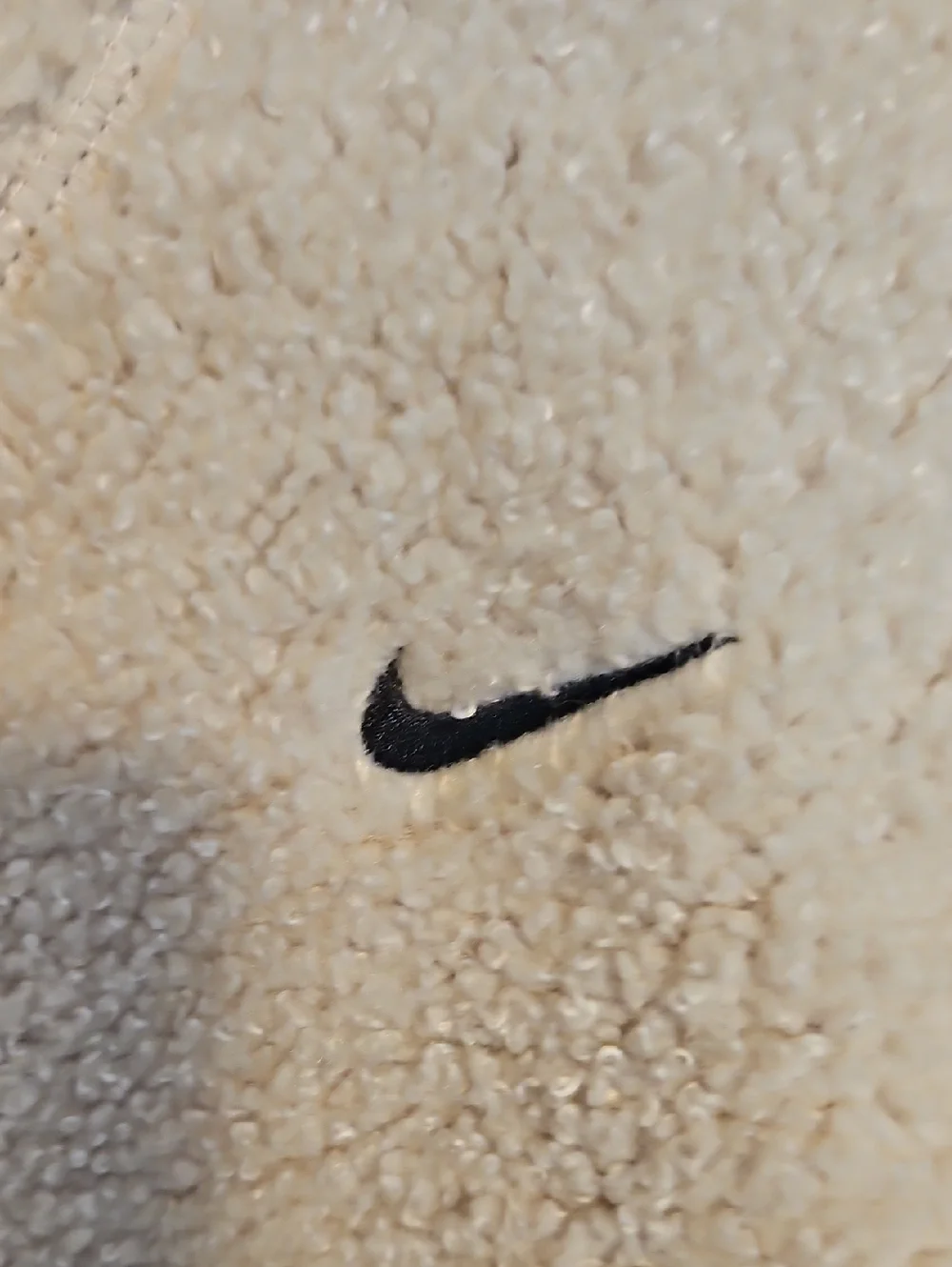 Nike Cream Sherpa Half-Zip Pullover - Picture 2 of 7